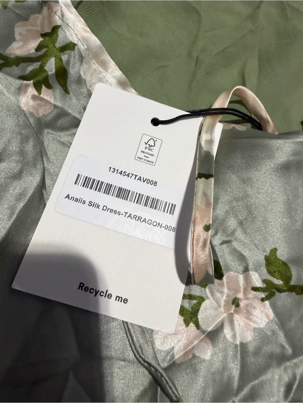 Reformation Anaiis Silk Dress - Picture 5 of 5